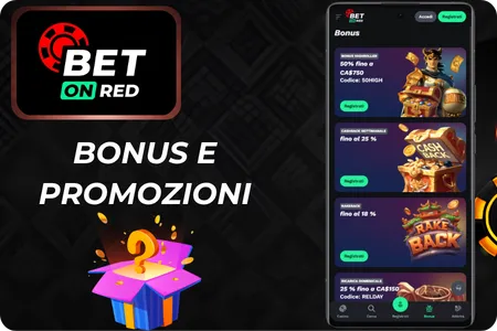 Bonus e promozioni Casino BetOnRed