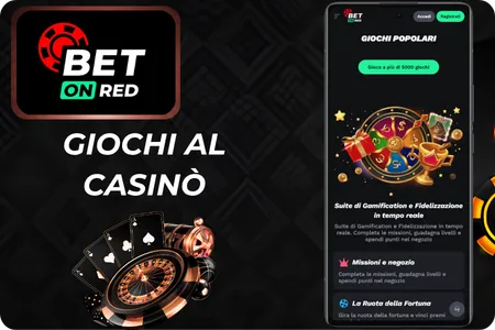Giochi al casinò BetOnRed